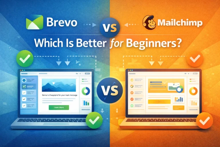 Brevo vs Mailchimp: Which Is Better for Beginners? (2026 Comparison Guide)