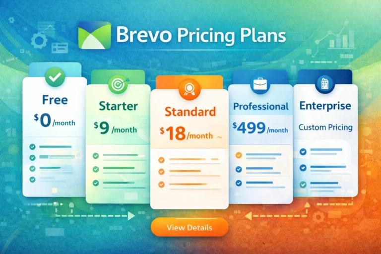 Brevo Pricing Plans 2026 — Complete Guide (Updated & Explained)